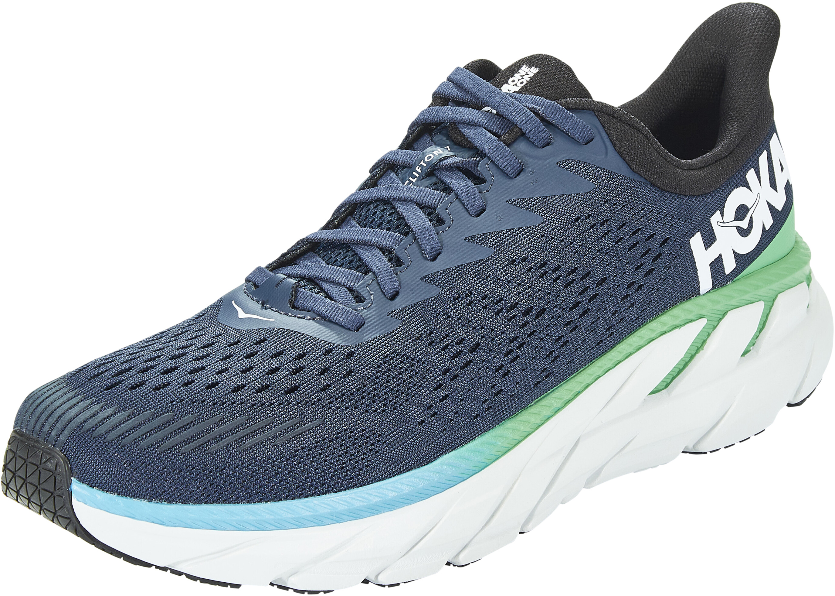 Hoka One One Clifton 7 Running Shoes Men moonlit ocean/anthracite at ...